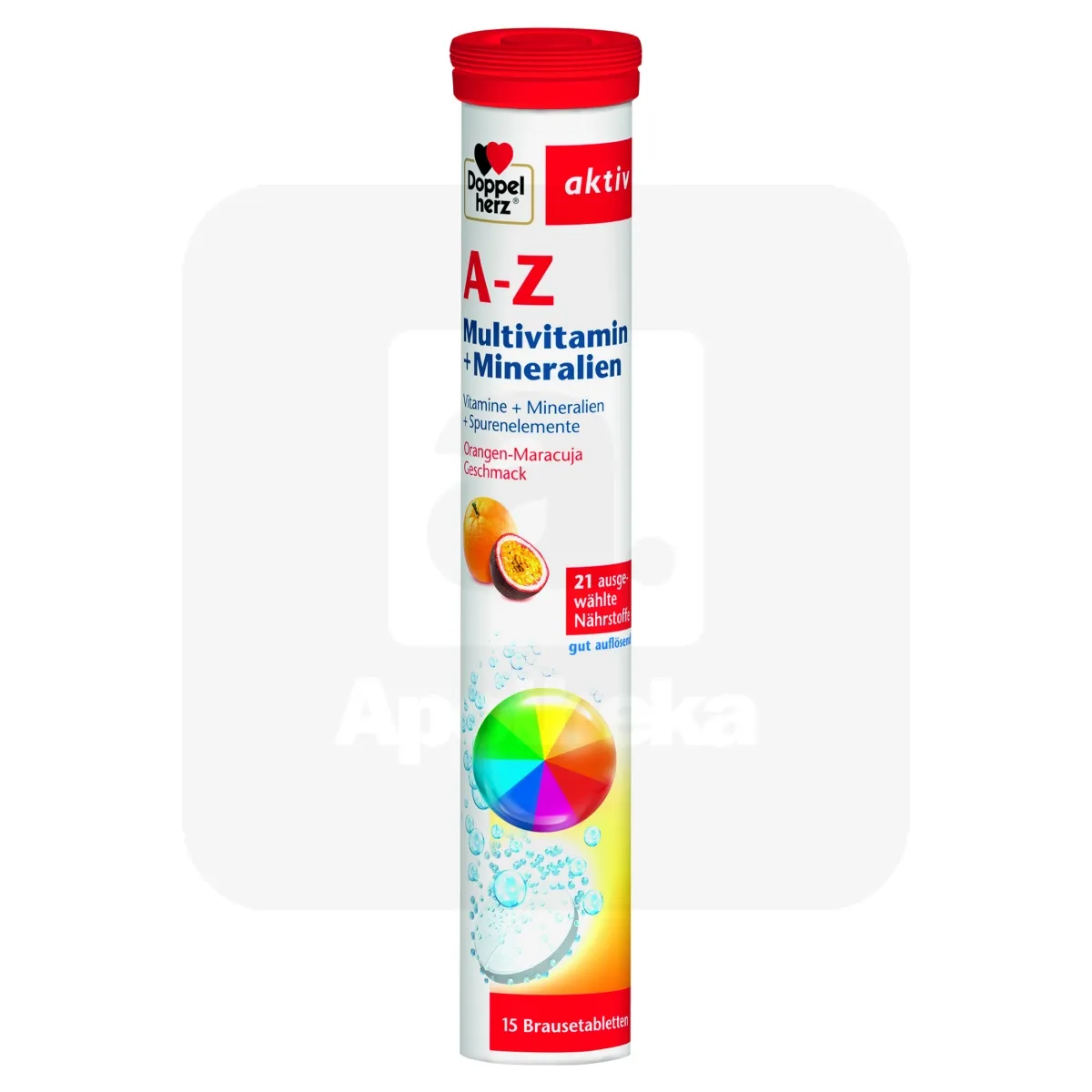 DOPPELHERZ AKTIV A-Z MULTIVITAMIIN+MINERAALID KIHISEVAD TBL N15 - Tootepilt