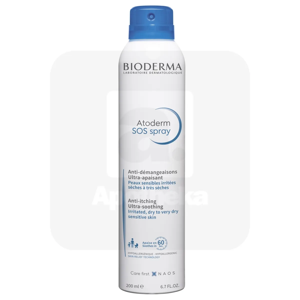 BIODERMA ATODERM SOS SÜGELUSVASTANE SPREI 200ML - Tootepilt
