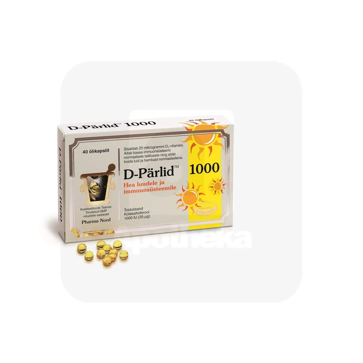 D-PÄRLID 1000 KAPSLID N40 - Tootepilt