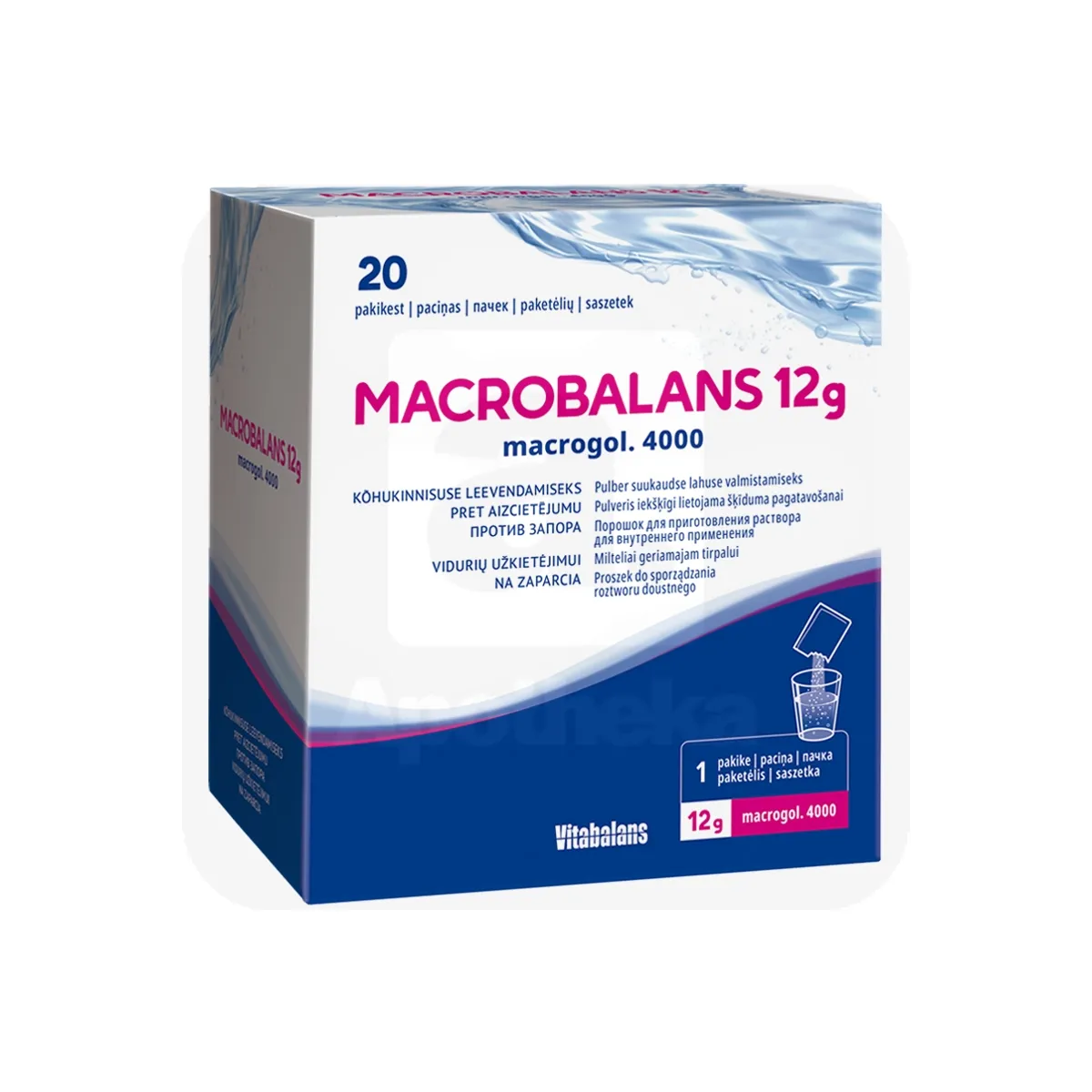 MACROBALANS SUUKAUDNE LAHUSE PULBER 12G N20 - Tootepilt