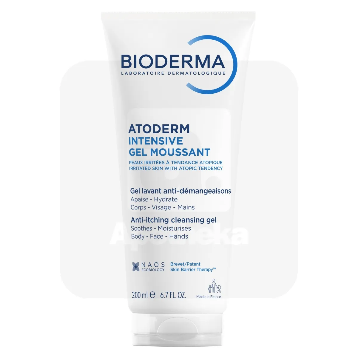 BIODERMA ATODERM VAHTGEEL ÜLIRIKKALIK KUIVALE NAHALE 200ML - Tootepilt