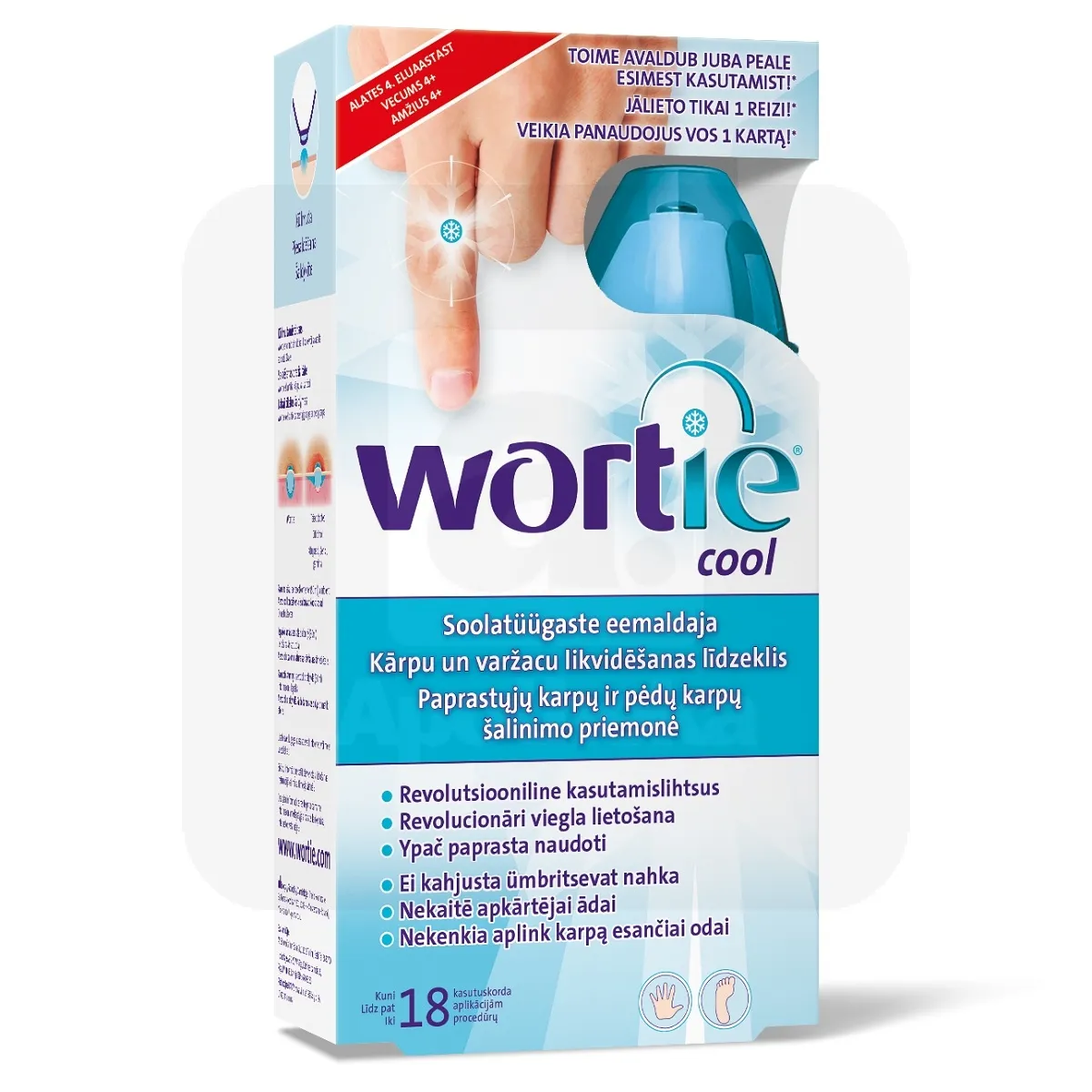 WORTIE SOOLATÜÜGASTE EEMALDAJA 50ML - Tootepilt