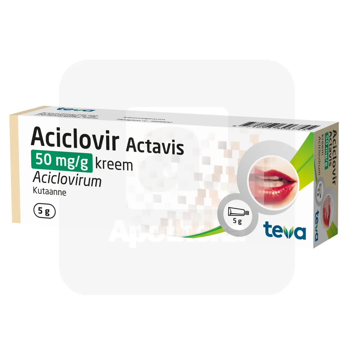 ACICLOVIR ACTAVIS KREEM 50MG/G 5G - Tootepilt