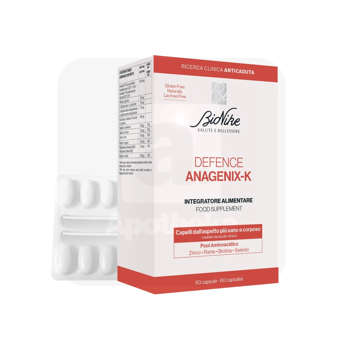 BIONIKE ANAGENIX-K VITAMIINID JUUSTELE CAPS N60 - Tootepilt