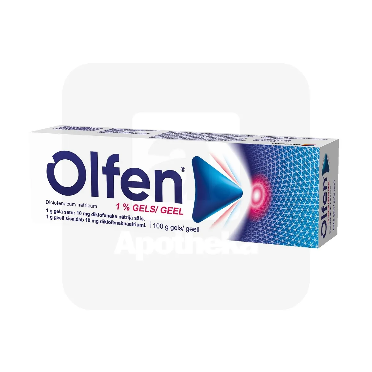 OLFEN GEEL 1% 100G - Tootepilt