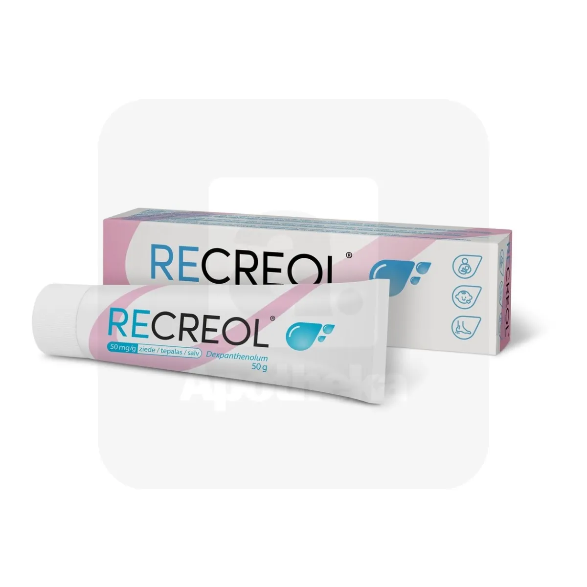 RECREOL SALV 50MG/G 50G - Tootepilt