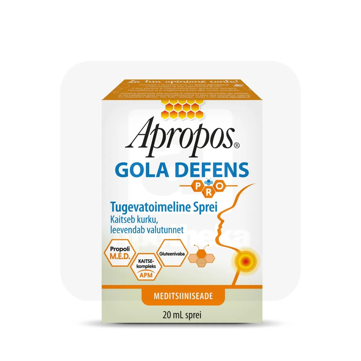 APROPOS GOLA DEFENS TUGEVATOIMELINE KURGUSPREI 20ML - Tootepilt