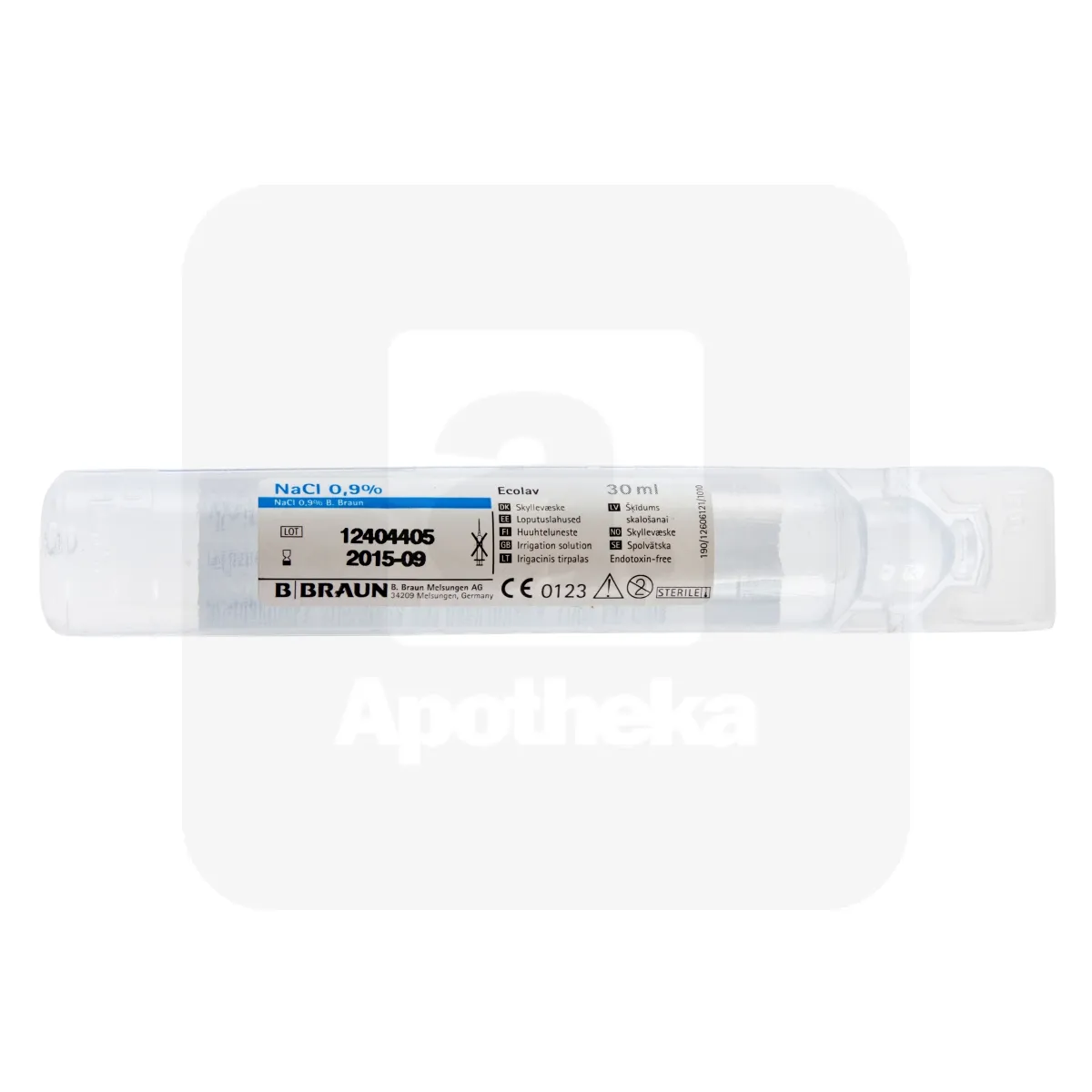 NATRII CHLORIDUM SOL 0,9% 30ML (LOPUTUSLAHUS) (B.B.) - Tootepilt