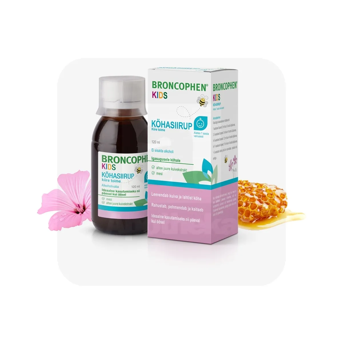BRONCOPHEN KIDS KÖHASIIRUP 120ML - Tootepilt