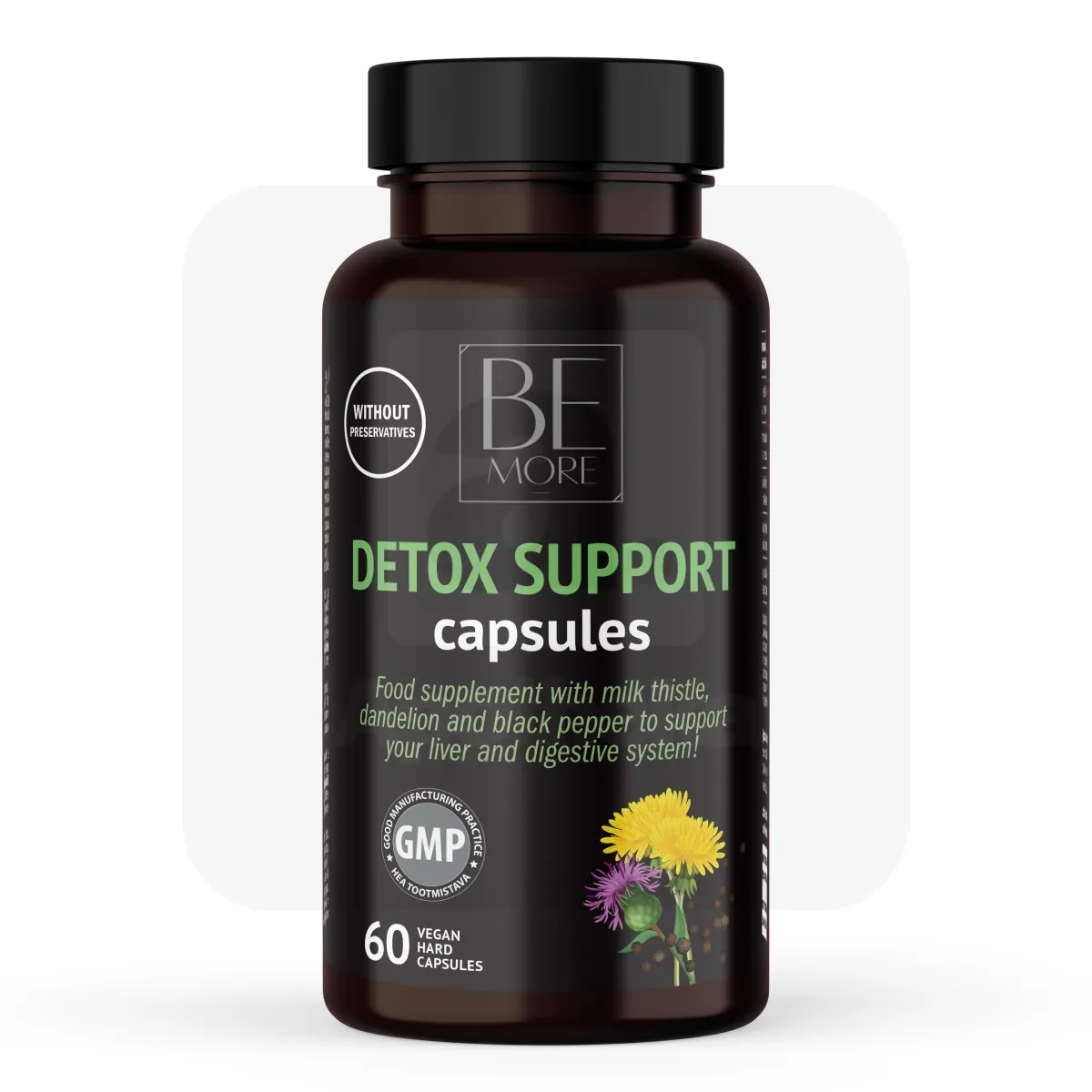 BE MORE DETOX SUPPORT KAPSLID N60 - Tootepilt