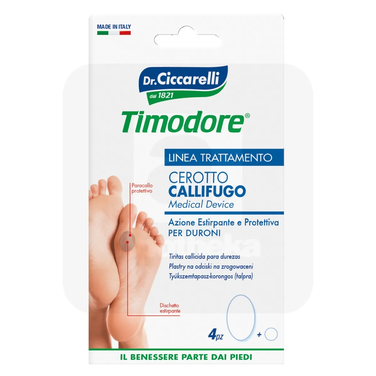 CICCARELLI KONNASILMA EEMALDAJA+KAITSEPLAASTER N4 - Tootepilt