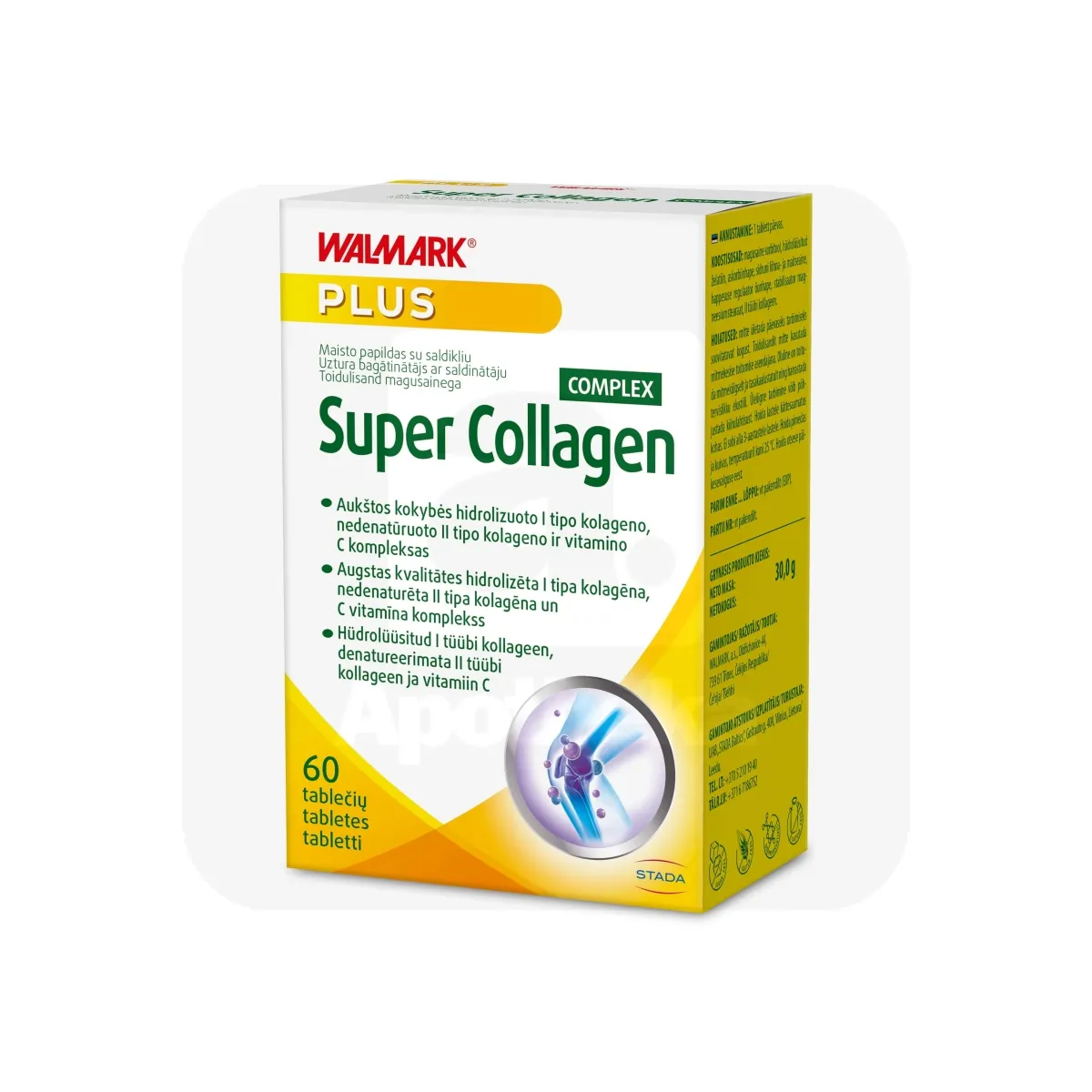 WALMARK SUPER COLLAGEN COMPLEX TBL N60 - Tootepilt