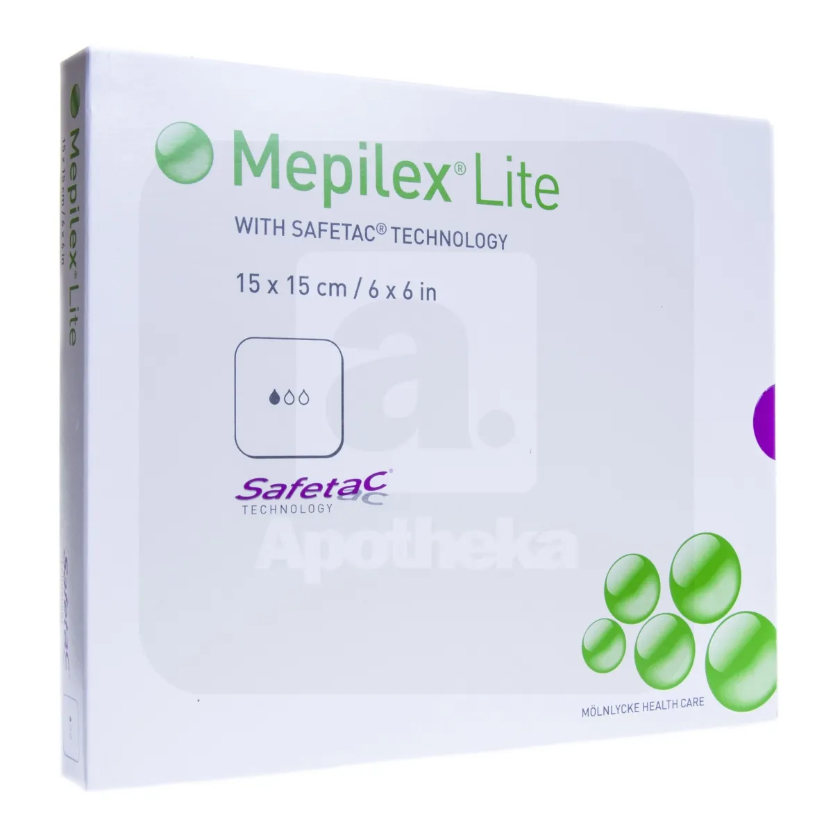 MEPILEX LITE SILIKOONHAAVAPADI STERIILNE 15X15CM N5 - Tootepilt