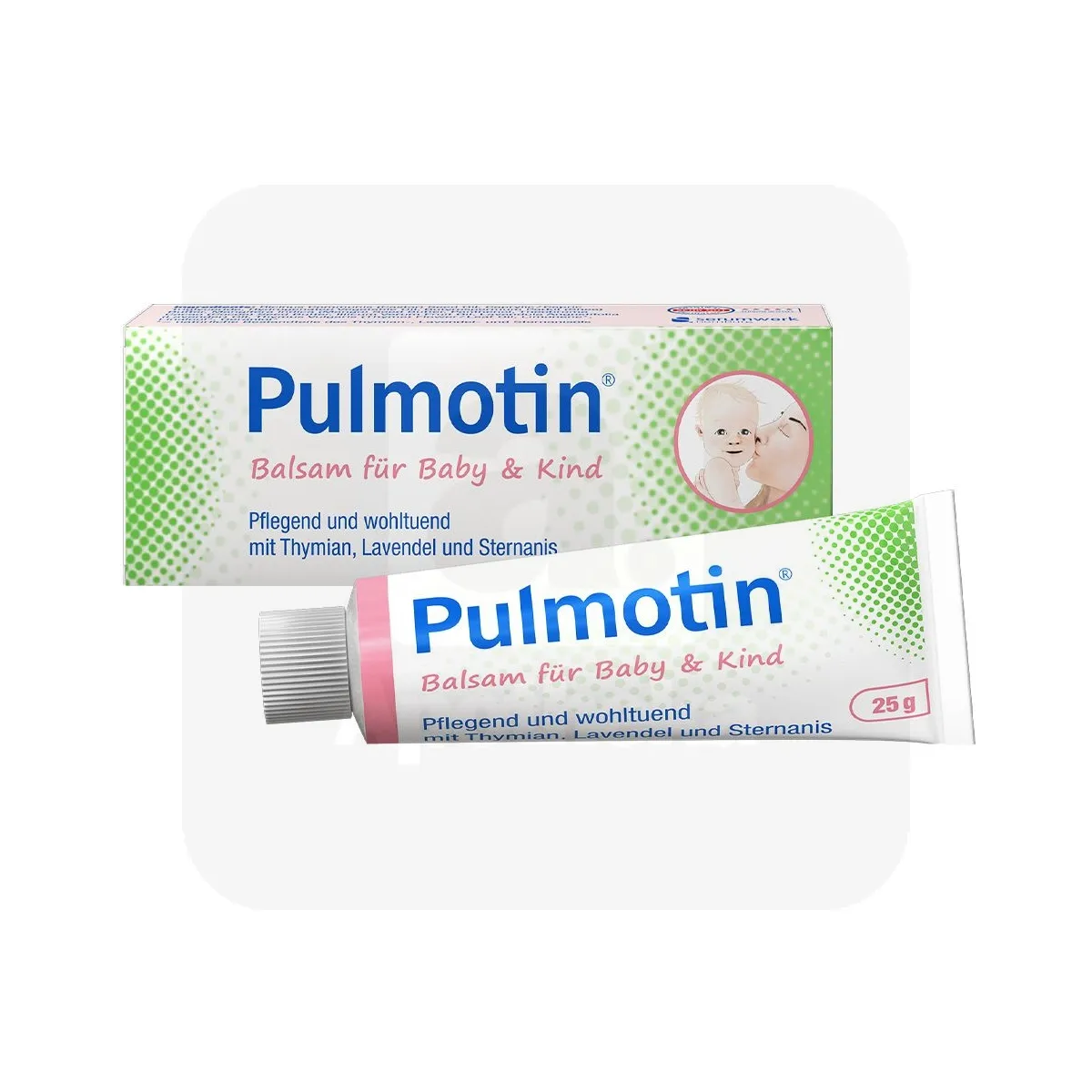 PULMOTIN KÜLMETUSVASTANE PALSAM BEEBIDELE/LASTELE 25G - Tootepilt