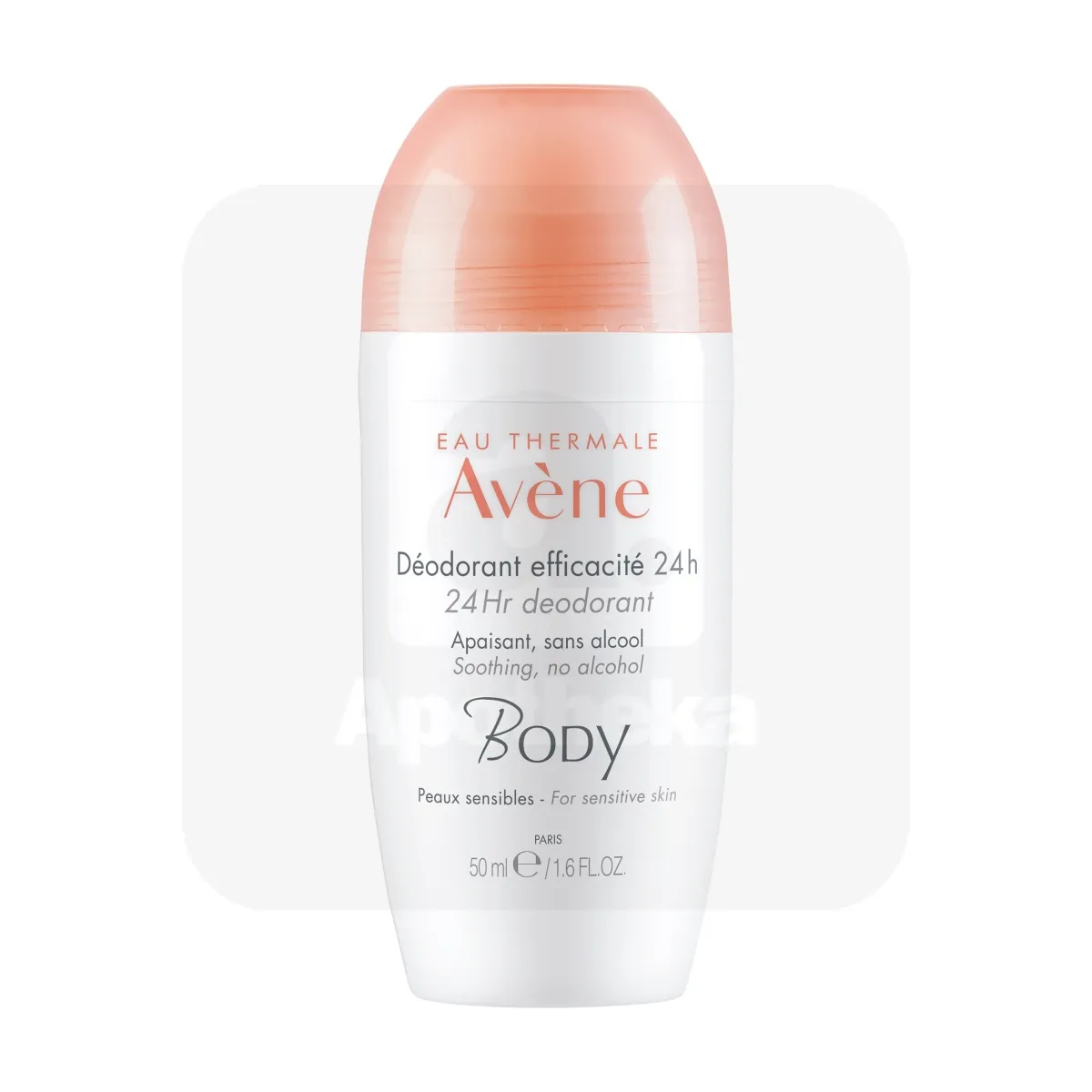 AVENE BODY DEODORANT ROLL-ON 24H 50ML - Tootepilt