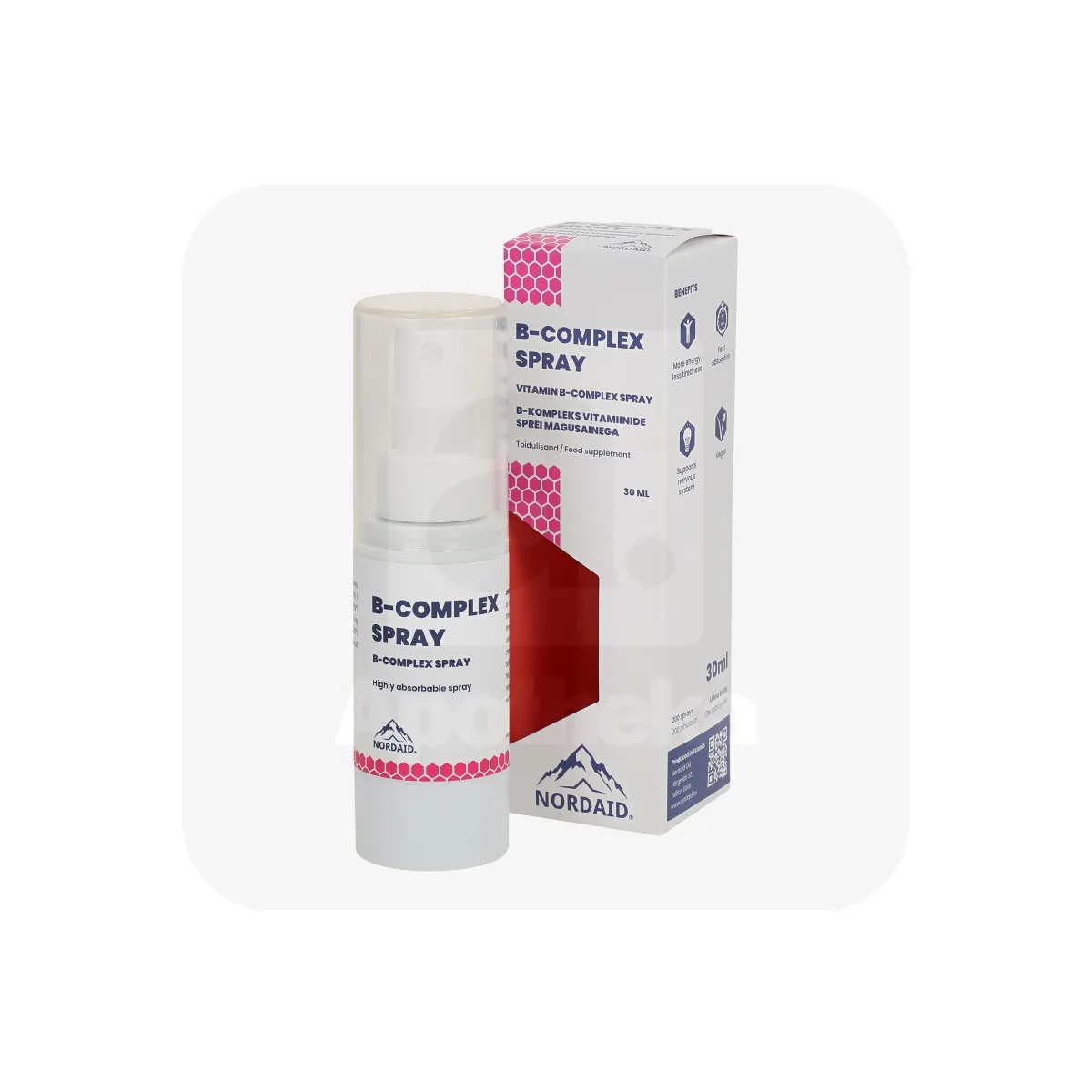 NORDAID B-COMPLEX ORAL SPRAY 30ML - Tootepilt