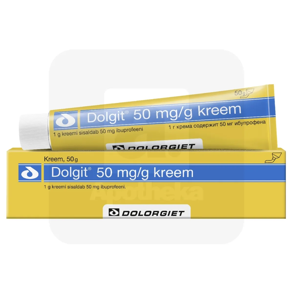 DOLGIT KREEM 50MG/G 50G - Tootepilt