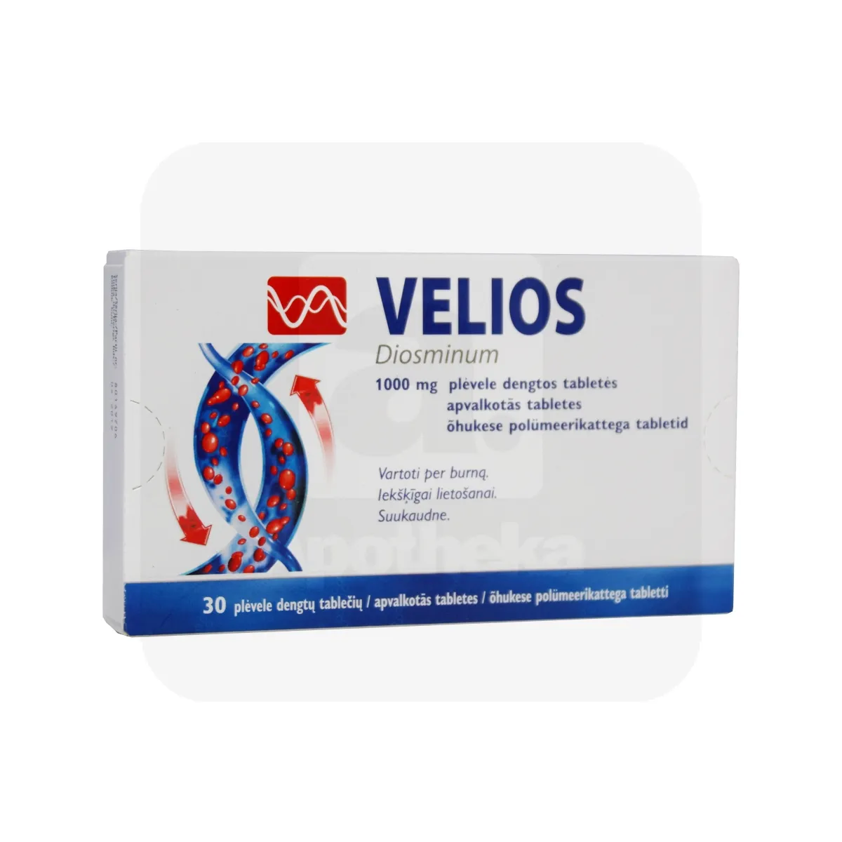 VELIOS TBL 1000MG N30 - Tootepilt