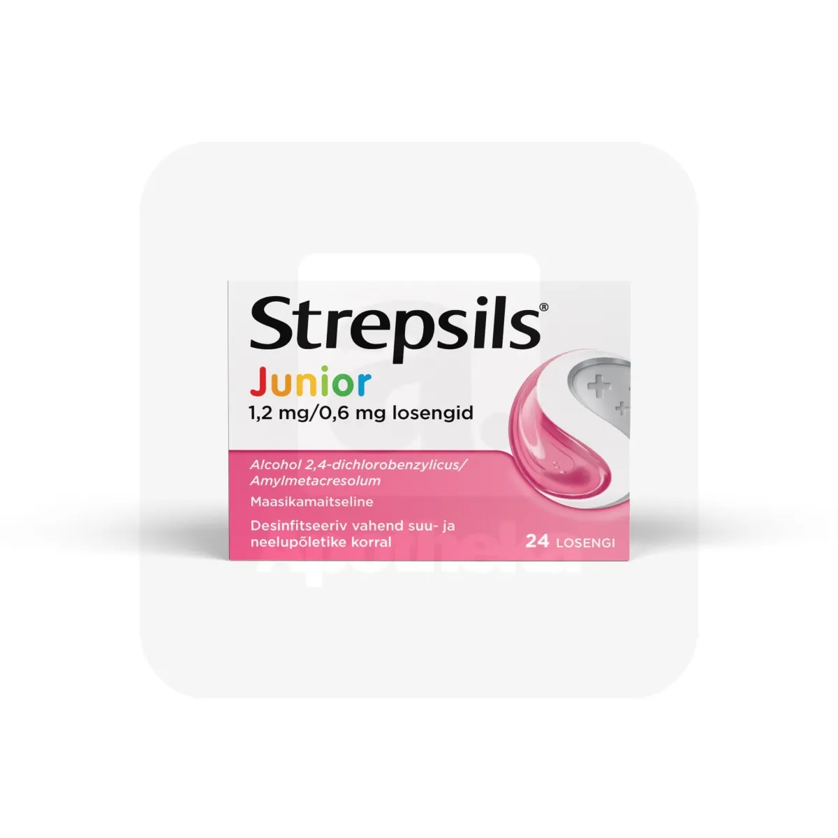 STREPSILS JUNIOR LOSENG 0,6MG+1,2MG N24 - Tootepilt