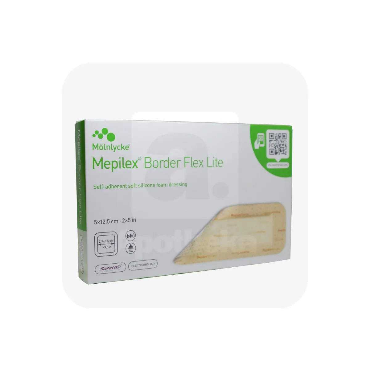 MEPILEX BORDER FLEX LITE SILIKOONPLAASTER 5X12,5CM N5 - Tootepilt