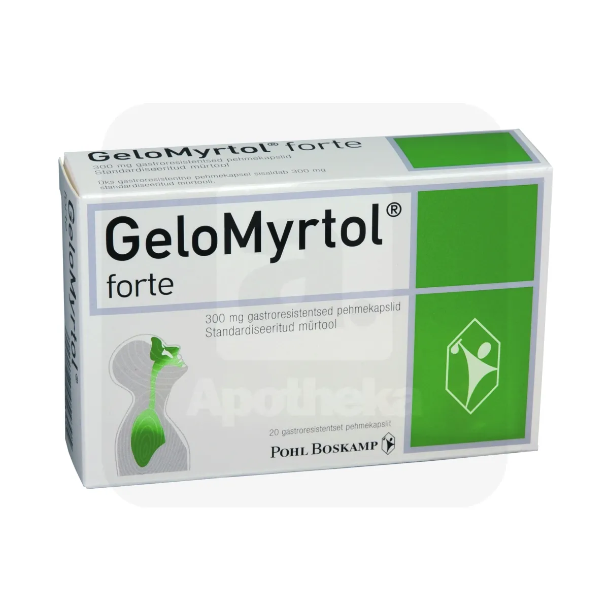 GELOMYRTOL FORTE GASTRORESIST KAPSEL 300MG N20 - Tootepilt 1