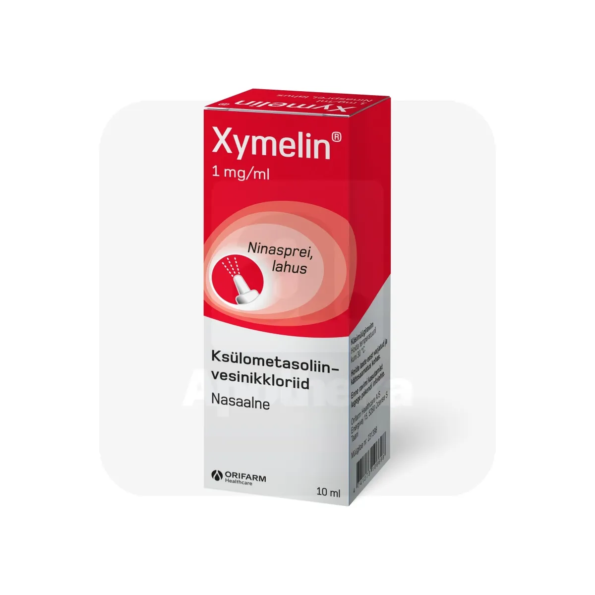 XYMELIN NINASPREI 1MG/ML 10ML - Tootepilt