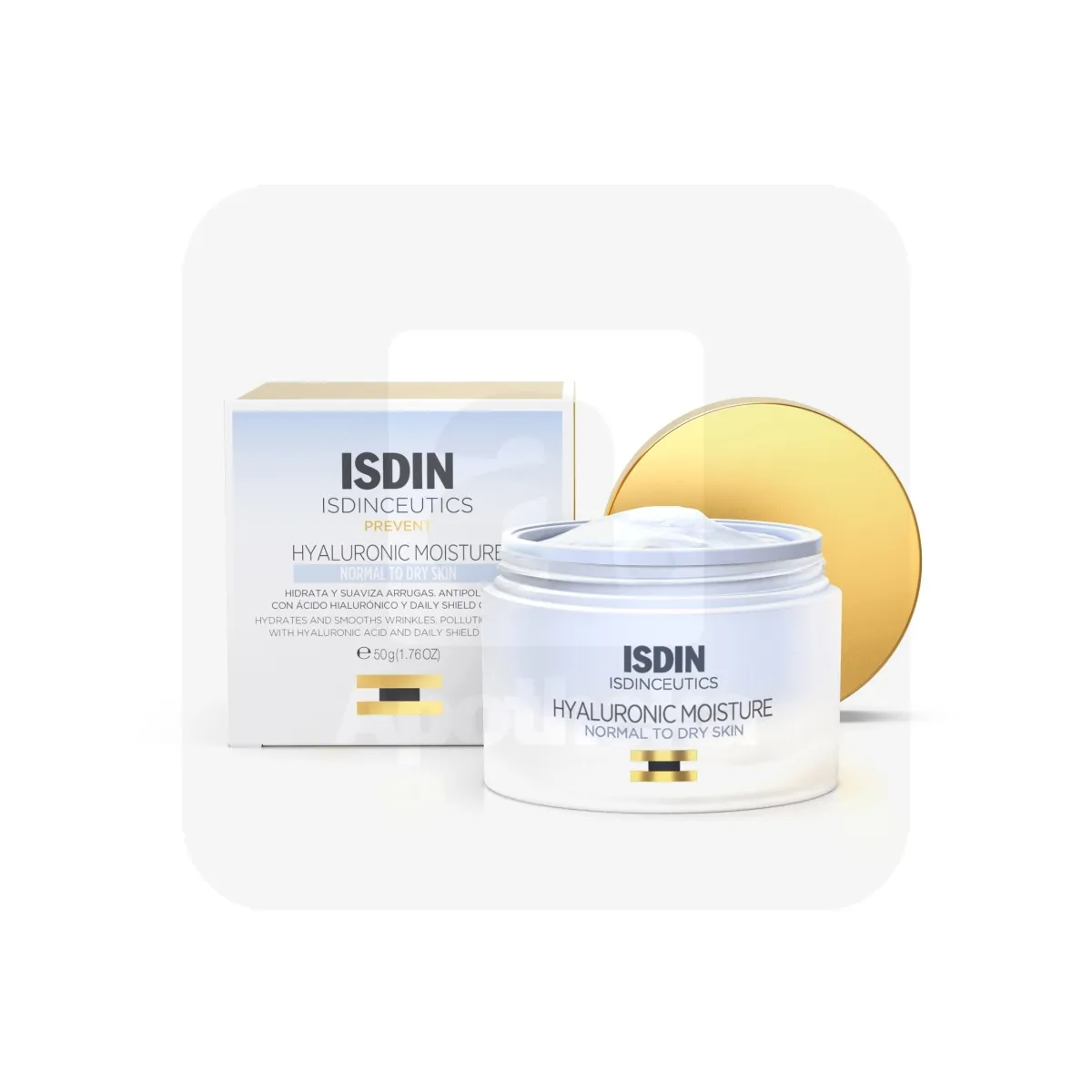ISDIN NÄOKREEM HÜALUROONHAPPEGA NORMAALSELE JA KUIVALE NAHALE 50G - Tootepilt 1
