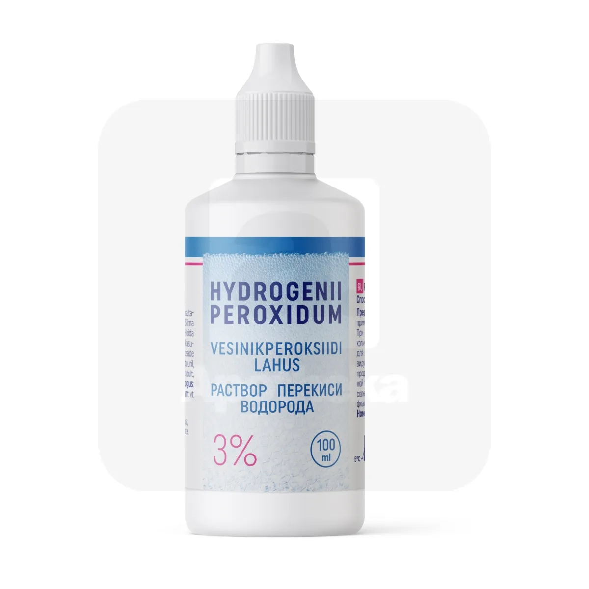 VESINIKPEROKSIIDI LAHUS 3% 100ML - Tootepilt