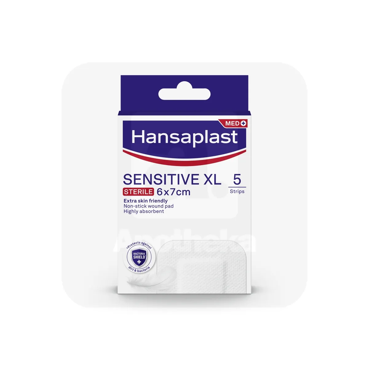 HANSAPL PLAASTER SENSITIVE XL 6X7CM N5 - Tootepilt