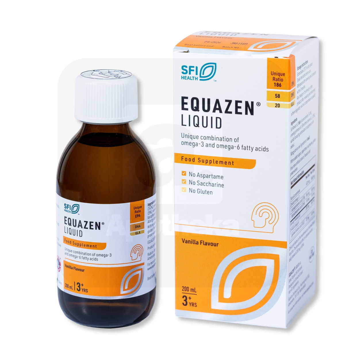 EQUAZEN VANILJEMAITSELINE VEDELIK 200ML - Tootepilt