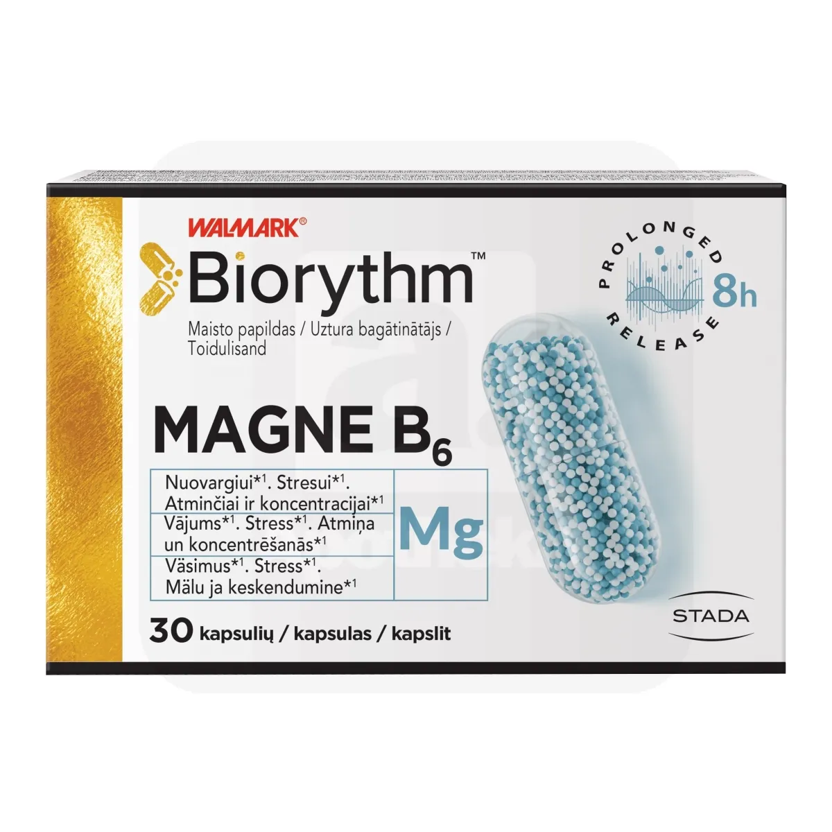 WALMARK BIORYTHM MAGNE B6 KAPSLID N30 - Tootepilt 1