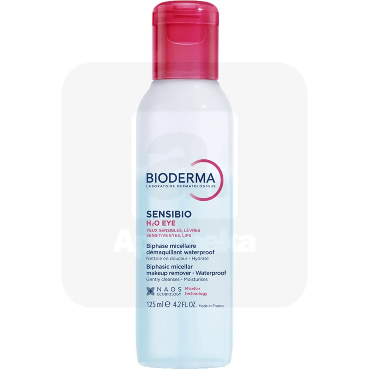BIODERMA SENSIBIO H2O SILMAMEIGIEEMALDAJA 125ML - Tootepilt