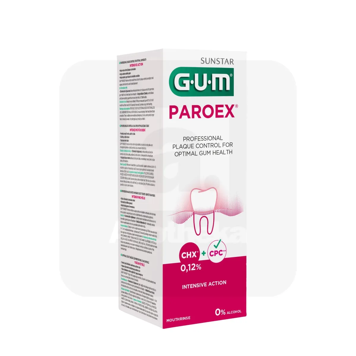 GUM SUUVESI PAROEX 0,12% KLOORHEKSIDIINIGA 300ML - Tootepilt