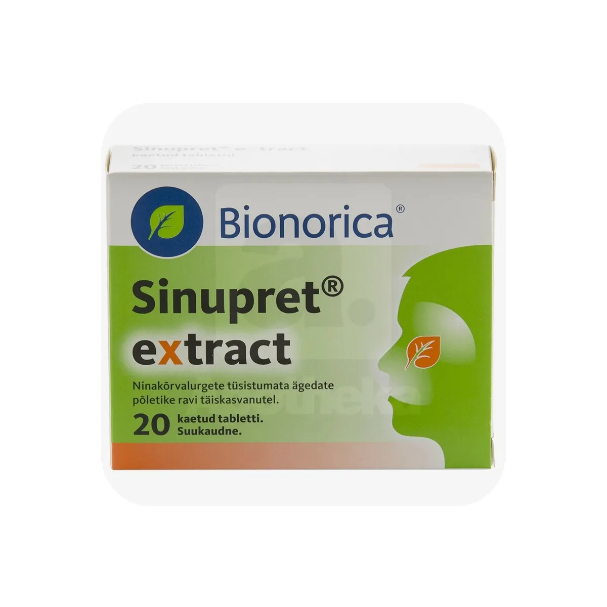 SINUPRET EXTRACT KAETUD TBL 12+36+36+36+36MG N20 - Tootepilt