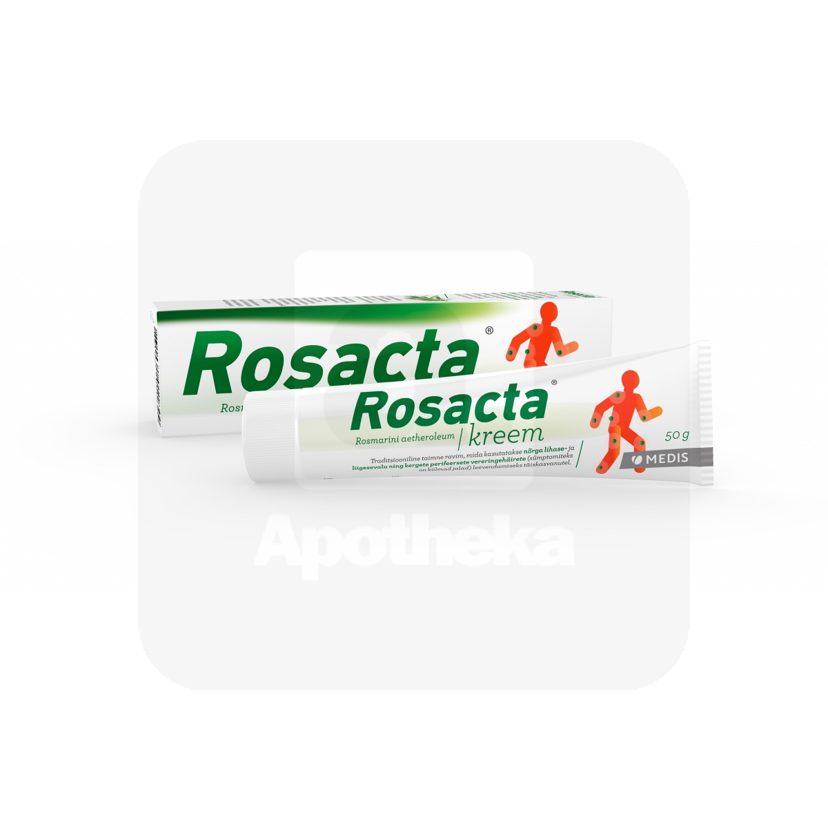 ROSACTA KREEM 100MG/G 50G - Tootepilt