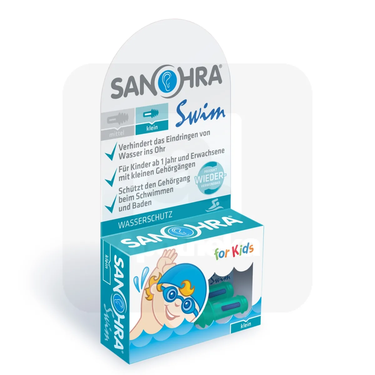 KÕRVATROPID SANOHRA SWIM LASTELE 1 PAAR - Tootepilt