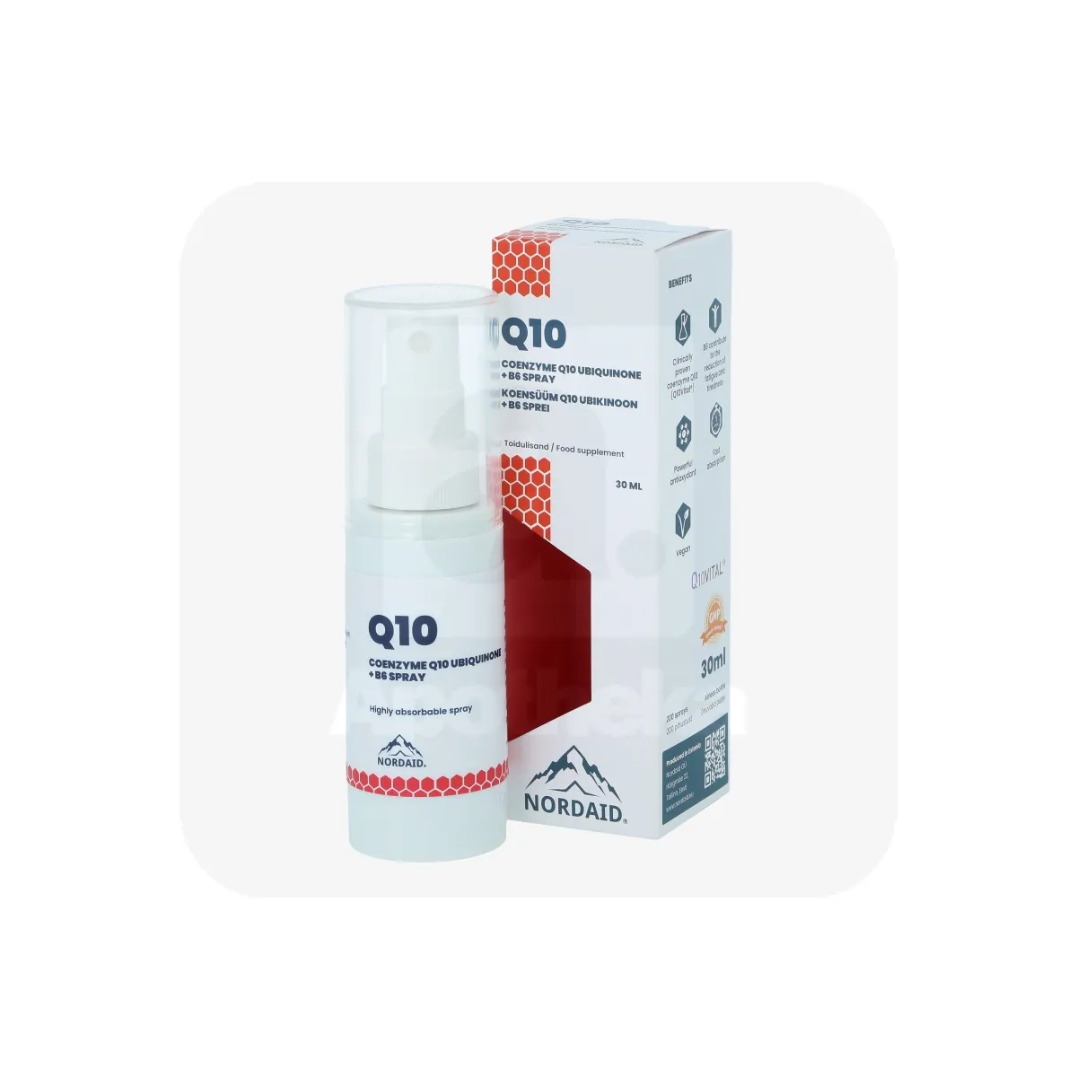 NORDAID Q10 UBIKINOON SPREI 30ML - Tootepilt