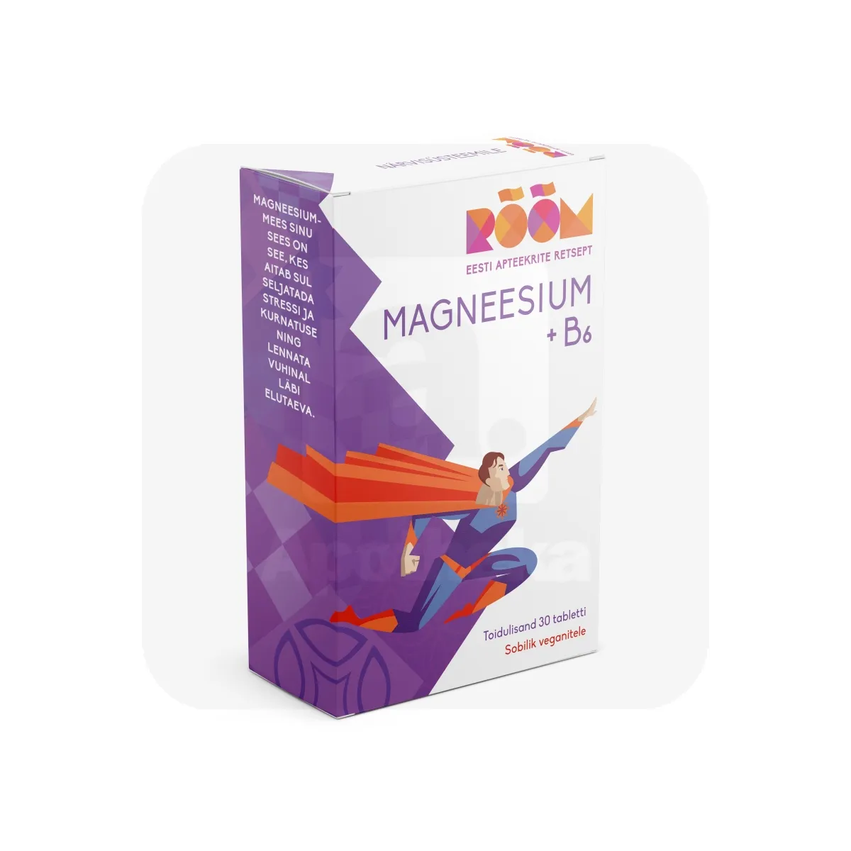 RÕÕM MAGNEESIUM + B6 N30 - Tootepilt