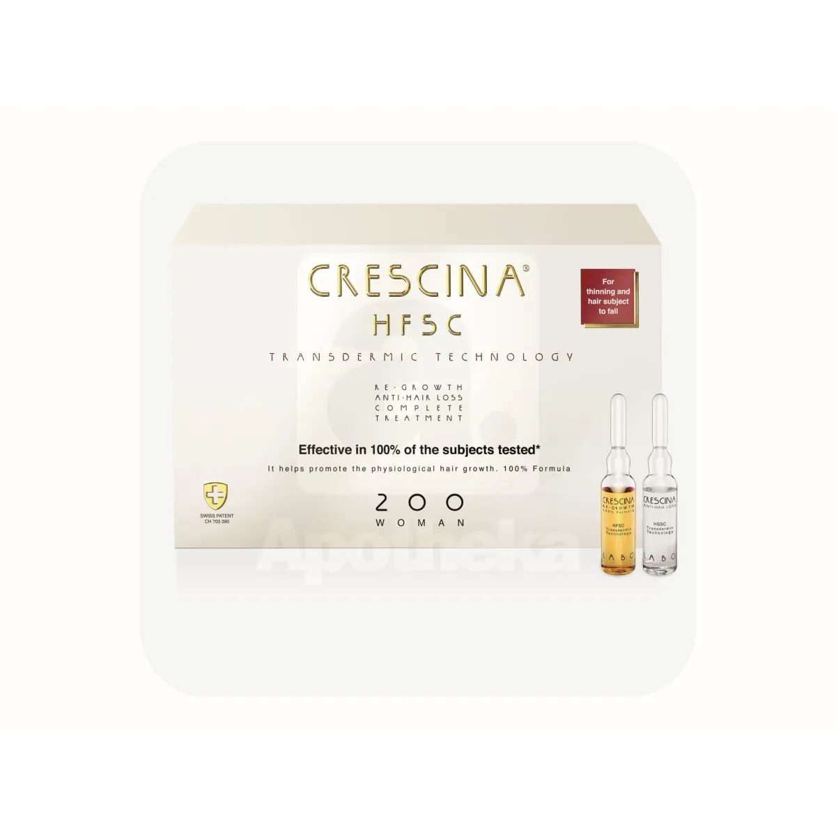 CRESCINA TRANSDERMIC 200 AMPULLID NAISTELE 3,5ML N10+10 - Tootepilt