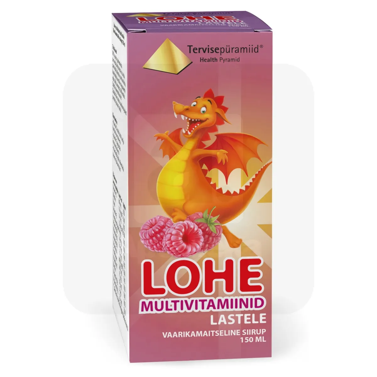 TERVISEPÜRAMIID LOHE MULTIVITAMIINID LASTELE SIIRUP 150ML - Tootepilt