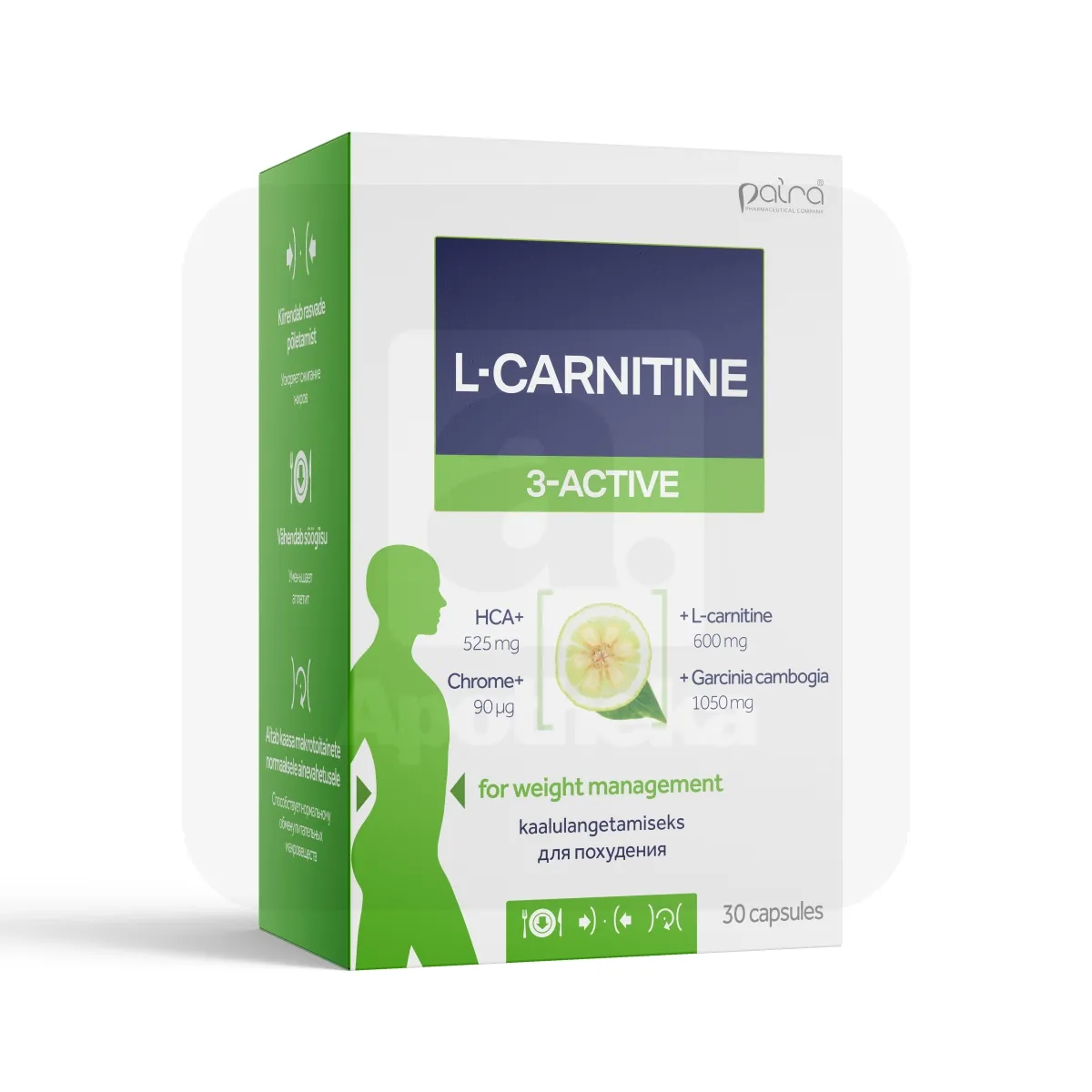 L-KARNITIIN 3 AKTIV CAPS N30 - Tootepilt