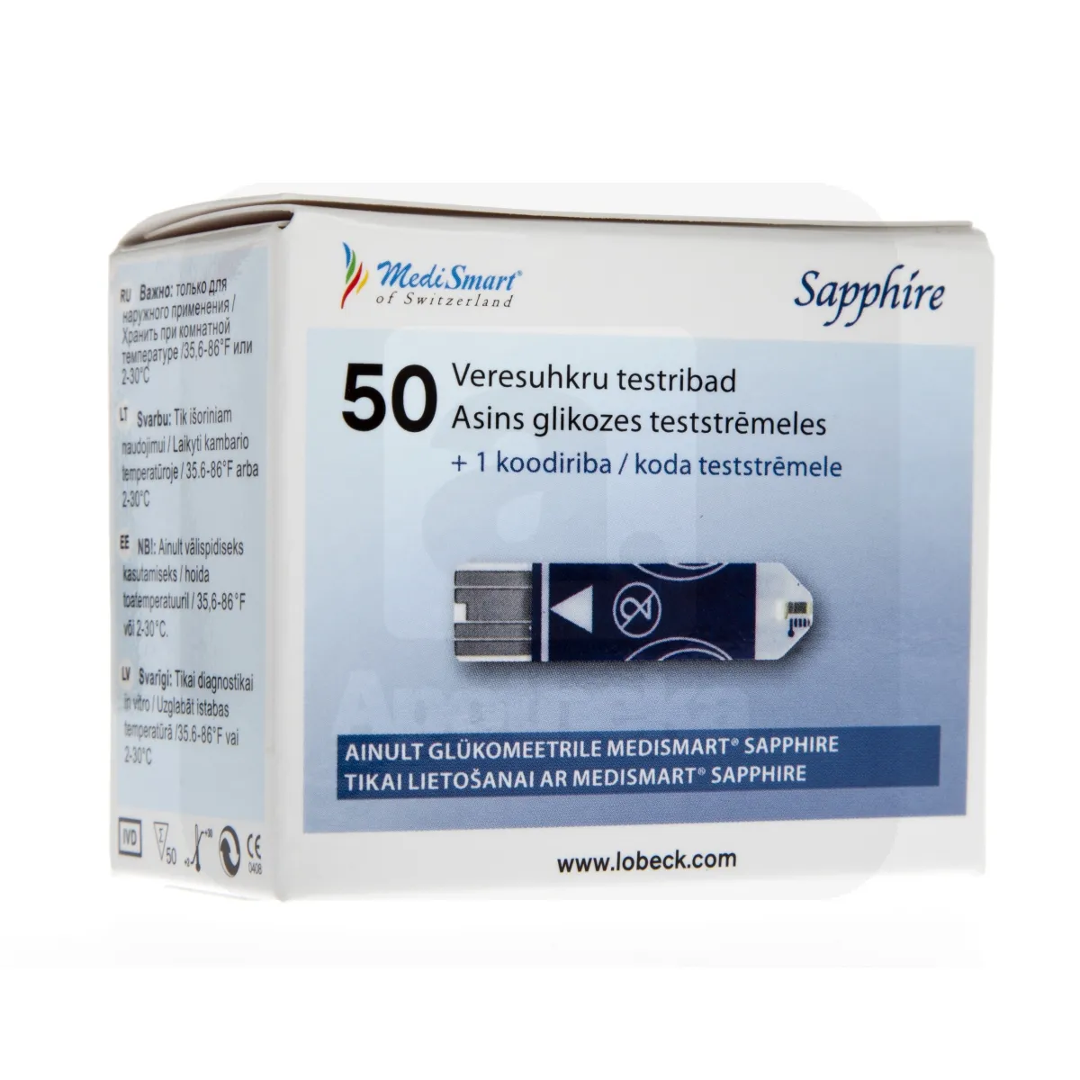 MEDISMART SAPPHIRE TESTRIBAD N50 - Tootepilt