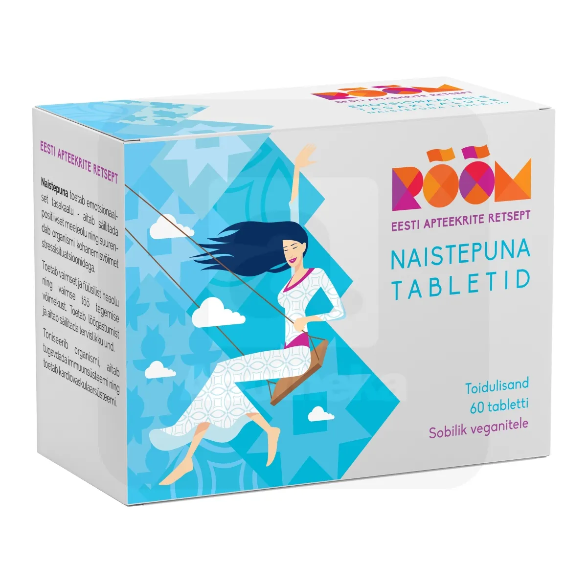 RÕÕM NAISTEPUNA TABLETID N60 - Tootepilt