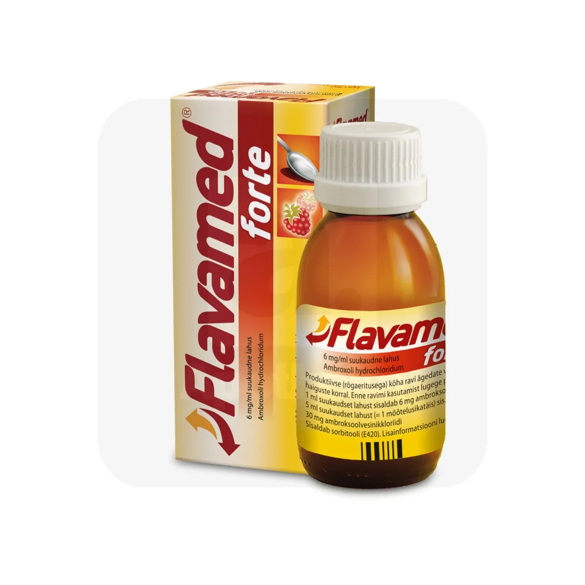 FLAVAMED FORTE SUUKAUDNE LAHUS 6MG/ML 100ML - Tootepilt 1