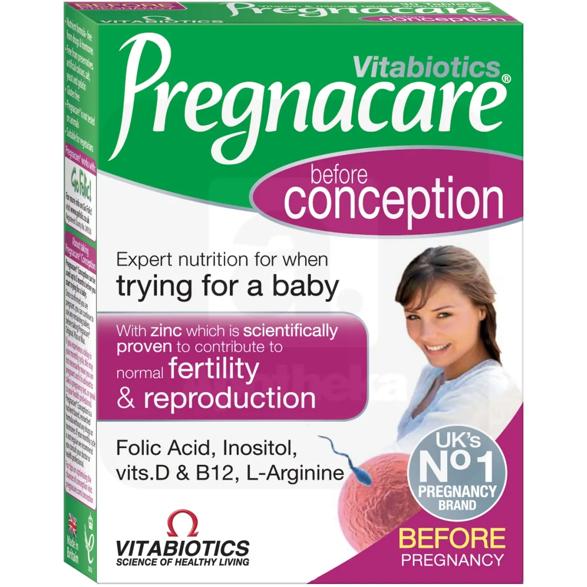 PREGNACARE CONCEPTION TBL N30 - Tootepilt