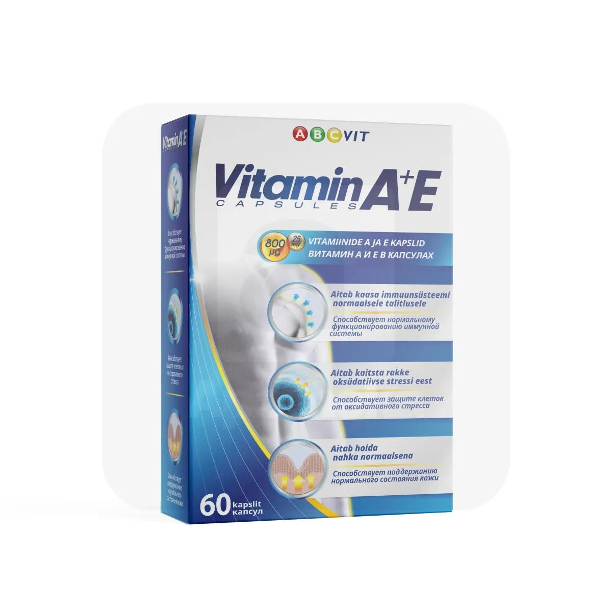 VITAMIIN A+E CAPS ABC VIT N60 - Tootepilt