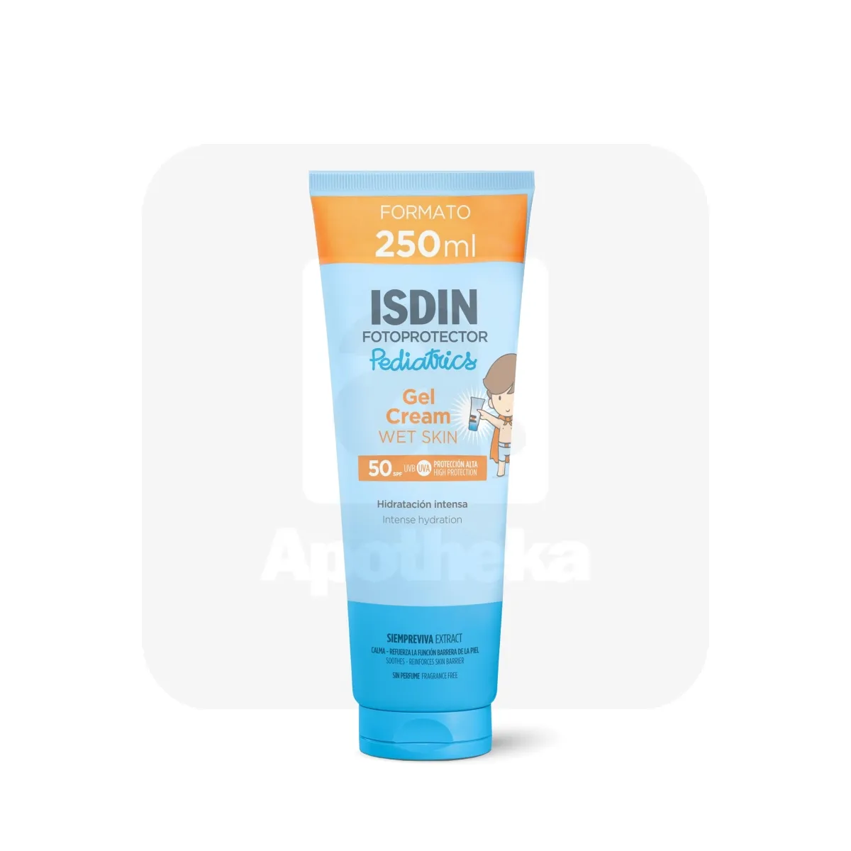 ISDIN SUN PÄIKESEKAITSEGEEL-KREEM LASTELE SPF50 250ML - Tootepilt 1