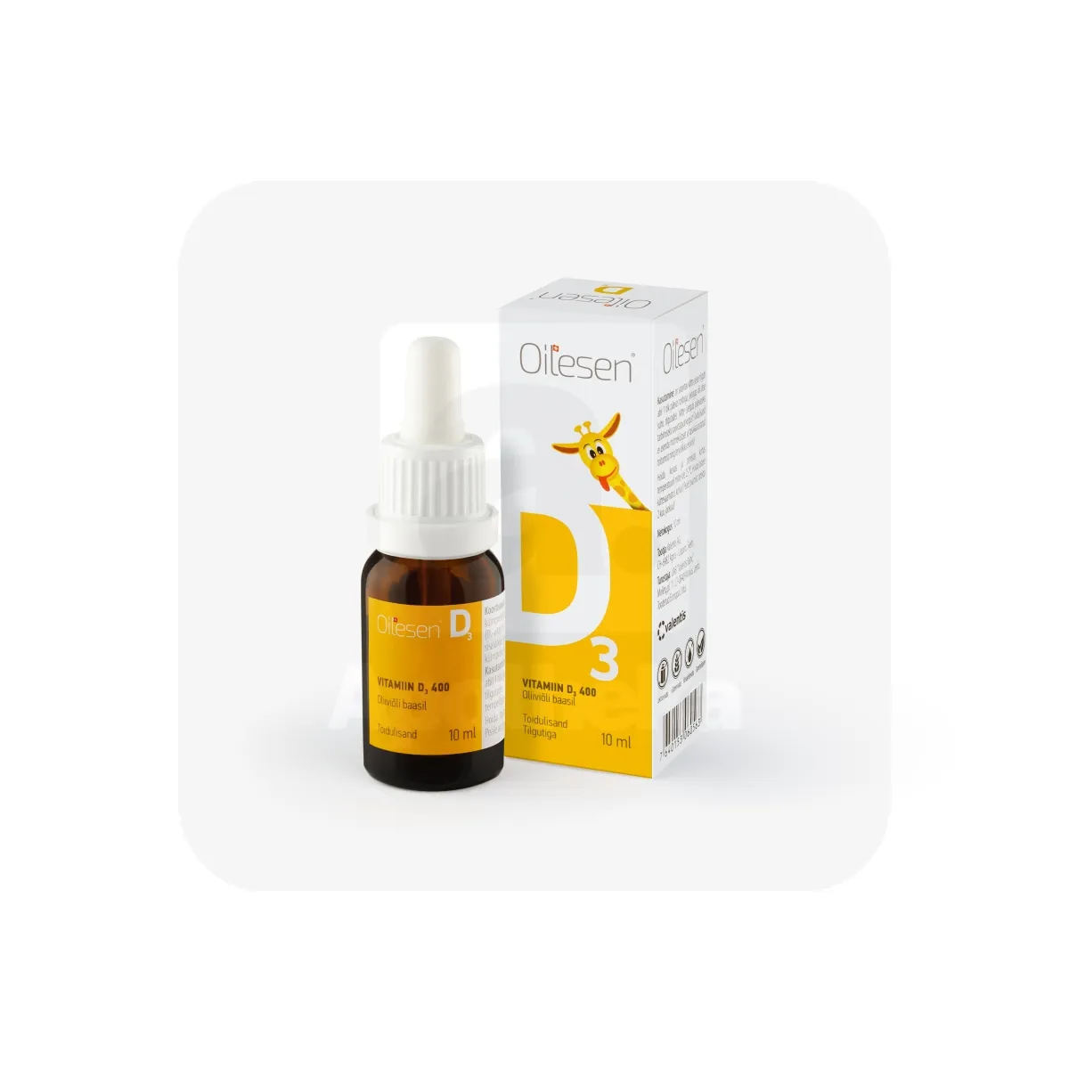 OILESEN VITAMIIN D3 TILGAD 400IU 10ML - Tootepilt