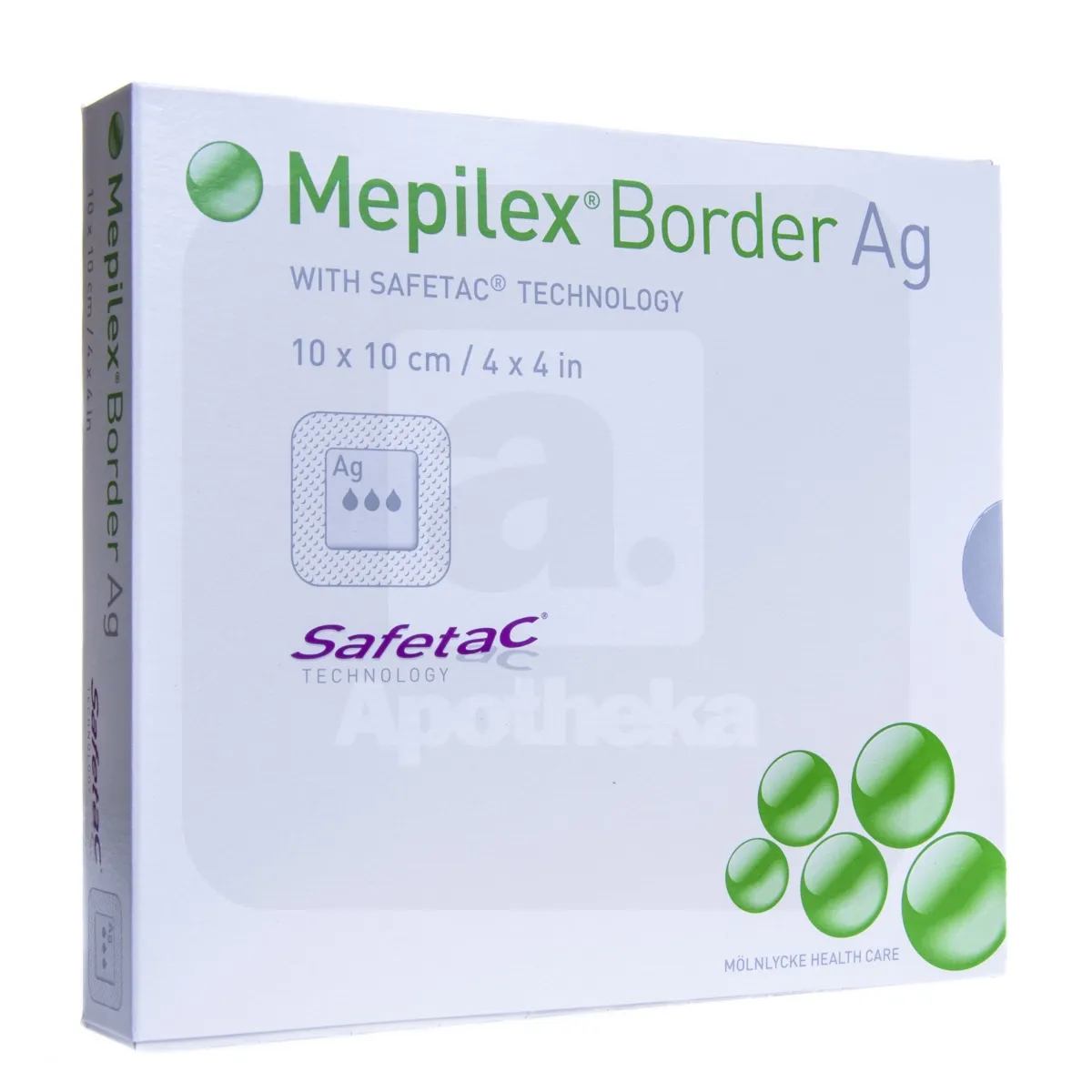 MEPILEX BORDER AG 10X10CM N5 - Tootepilt