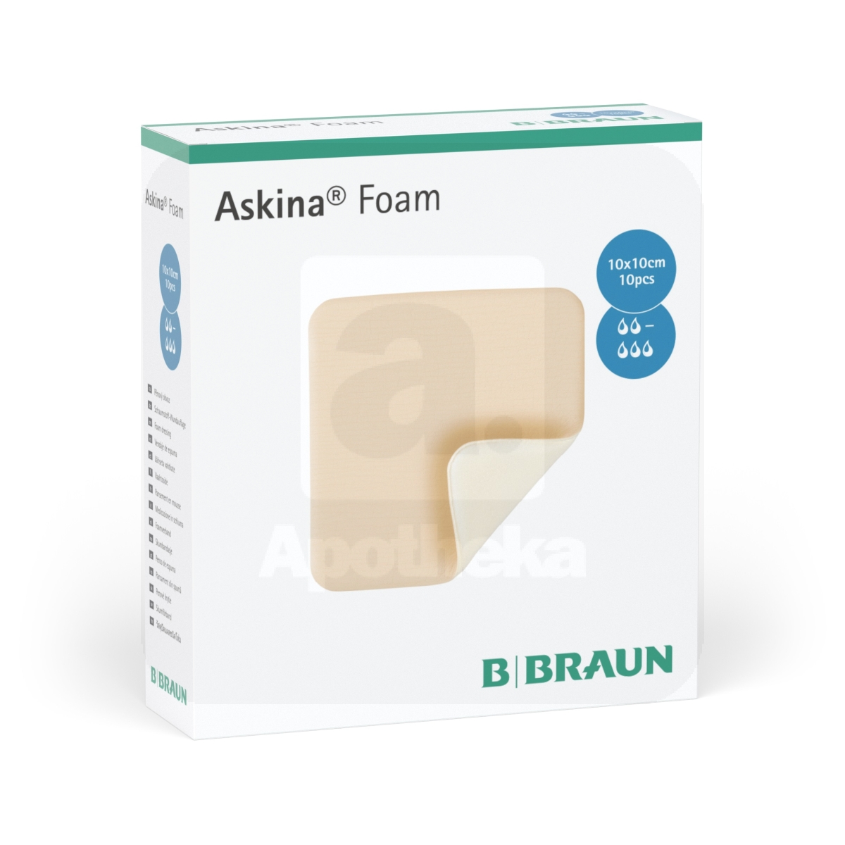 ASKINA FOAM HAAVASIDE 10X10CM N10 - Tootepilt